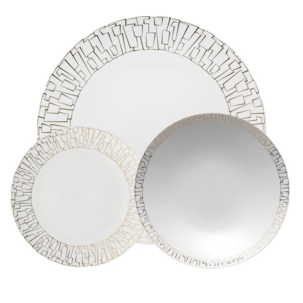 Rosenthal - Set piatti 18 pezzi - Tac Skin Gold
