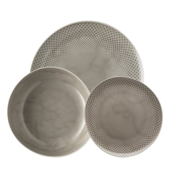 Rosenthal - Set piatti 18 pezzi - Junto Pearl Grey