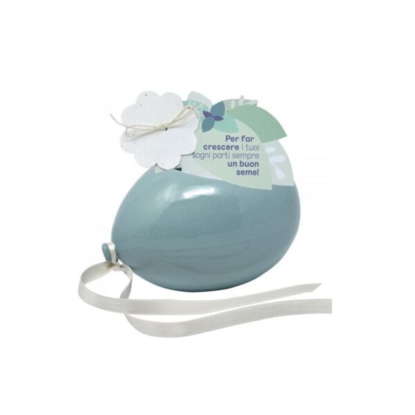 Wald - Palloncino baby colore azzurro con carta piantabile