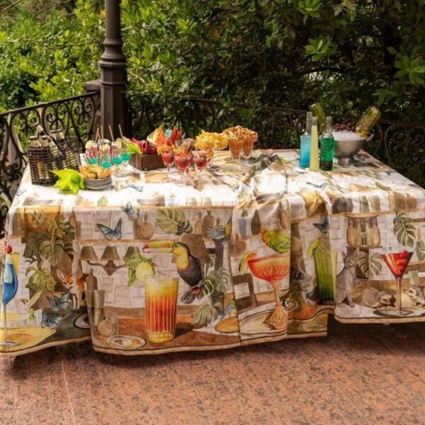 Tessitura Toscana - Tovaglia 170x360 Bianco - Mojito