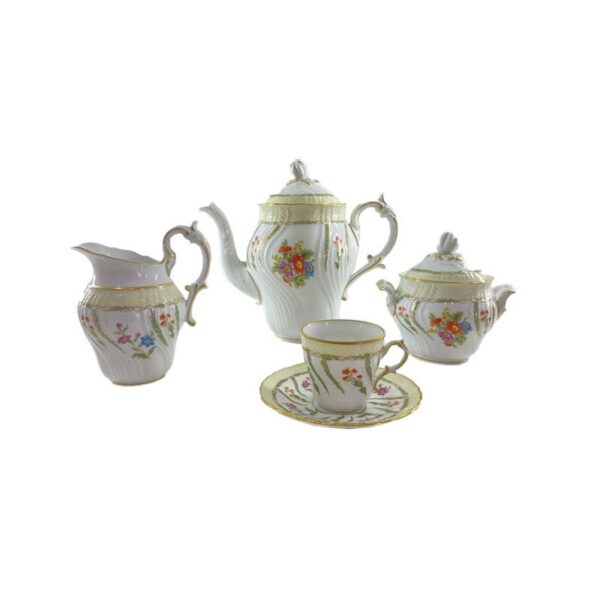 Richard Ginori - Servizio da Caffè 15 pz - Decoro Ghirlanda