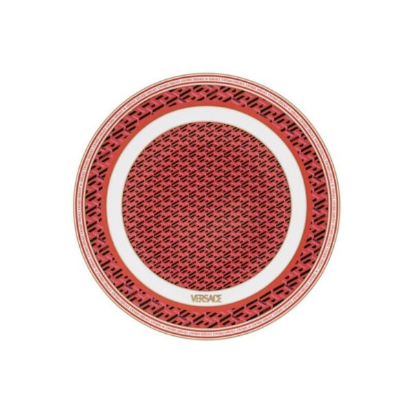 Rosenthal Versace - Piatto segnaposto 33 cm Rosso - La Greca Signature Red
