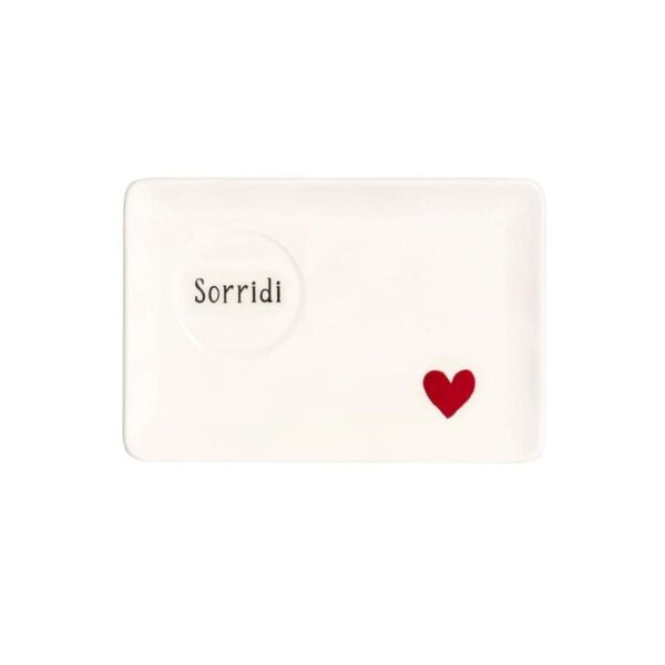 Simple Day - Set 2 Piattini per Tazze Espresso - Sorridi