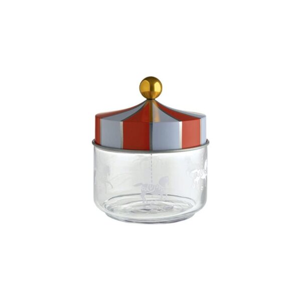 Alessi - Barattolo ermetico in Vetro Serigrafato 50 cl - Circus