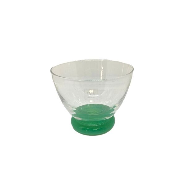 IVV - Coppetta Trasparente Piede Verde - Star