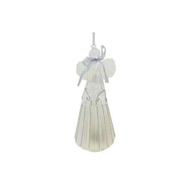 Wald - Angelo con Led h18,5 cm Argento