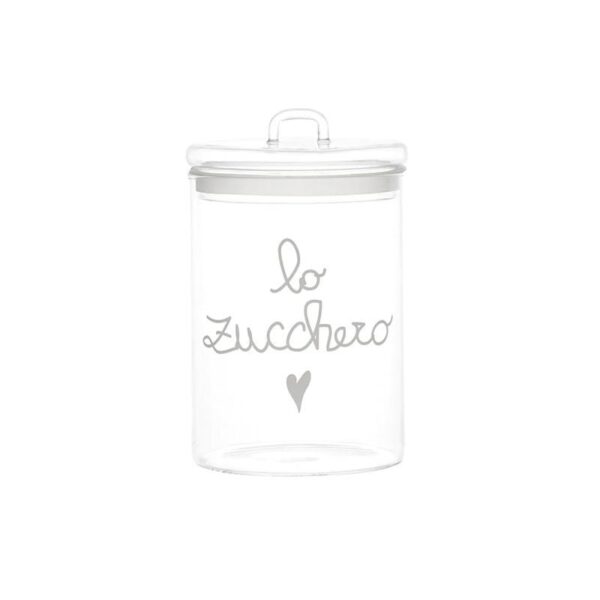 Simple Day - Barattolo in vetro Ø12cm - Lo zucchero