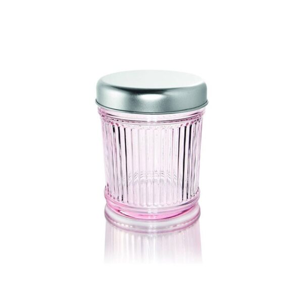 IVV - Barattolo h12 cm con Tappo, Rosa - Industrial Chic