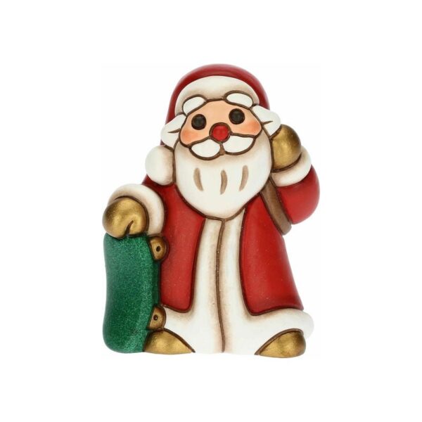 Thun - Babbo Natale Su Skateboard In Ceramica - Desideri Di Natale