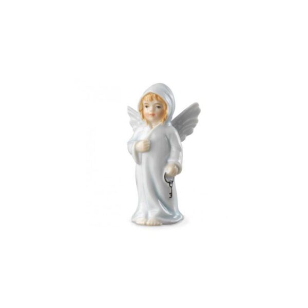 Royal Copenhagen - Statuina Angelo con Chiave Femmina