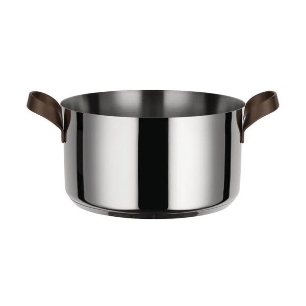 Alessi - Casseruola A Due Manici In Acciaio Inossidabile 24 Cm - Edo