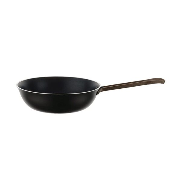 Alessi - Padella Alta In Alluminio Con Rivestimento Antiaderente 28 Cm - Edo