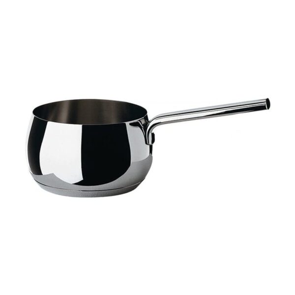 Alessi - Casseruola A Manico Lungo In Acciaio Inossidabile 14 Cm - Mami